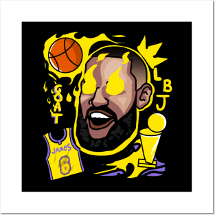 LeBron James Posters and Art